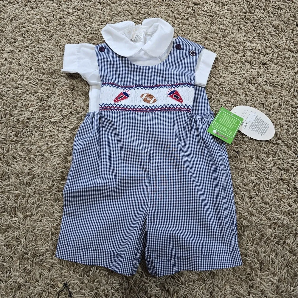 Sir John Gingham‎ One Piece 12 Months